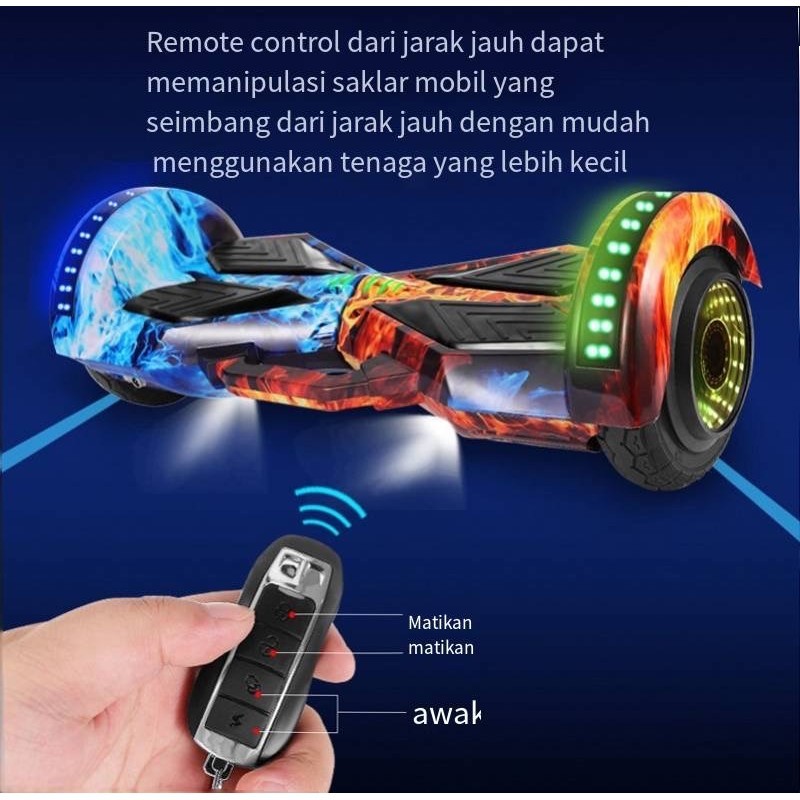 Mobil Keseimbangan Delapan Inci dengan Pengendali Jarak Jauh Mobil Keseimbangan Cerdas Mobil Keseimb