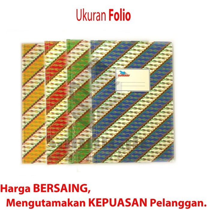

Buku Hard Cover Sukhoi Folio isi 200 lembar / Besar F4 Buku Akutansi
