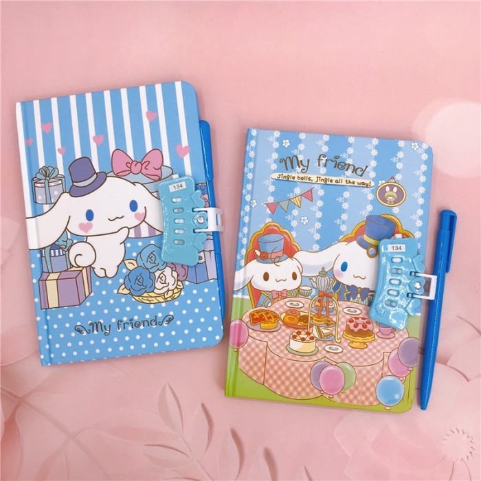 

BUKU DIARY PULPEN KUNCI BUKU TULIS SANRIO DENGAN PENGAMAN KODE KUNCI - morol