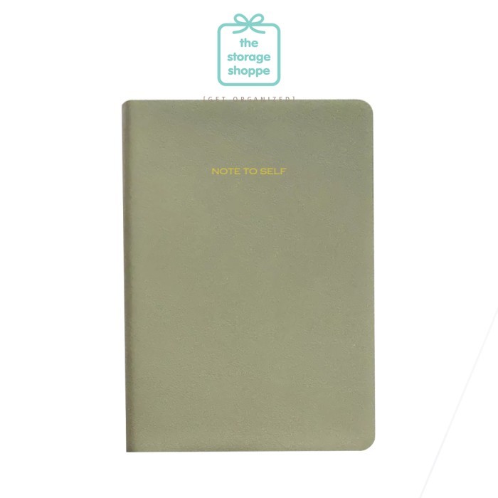 

ANDMA Personalized A5 Notebook/Journal/Agenda - Sage green, Butterfly