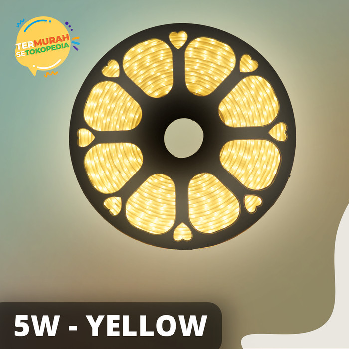 Lampu LED Strip OMI 5MM 120D 6W 100 Meter - Biru