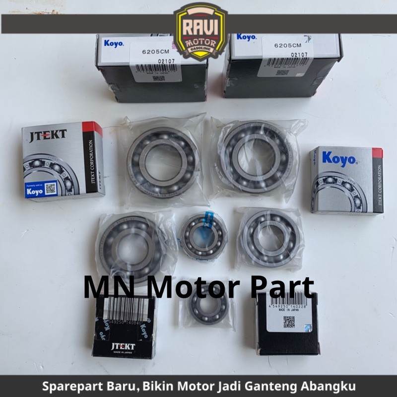 Bearing Laher Mesin kruk as Rasio komplit Fizr F1zr force original Koyo Japan