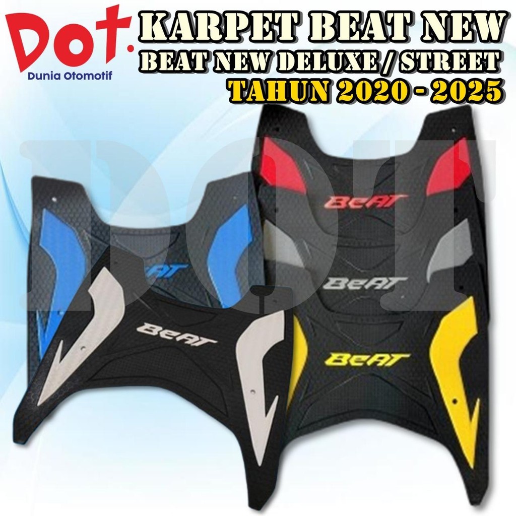 KARPET BEAT DELUXE STREET CBS ISS 2020 2021 2022 2023 2024 2025 BORDES PIJAKAN ALAS KAKI MOTOR PNP