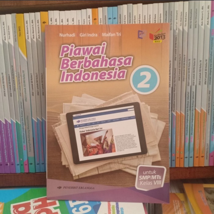 

Buku Piawai Berbahasa Indonesia Kelas 8 Erlangga