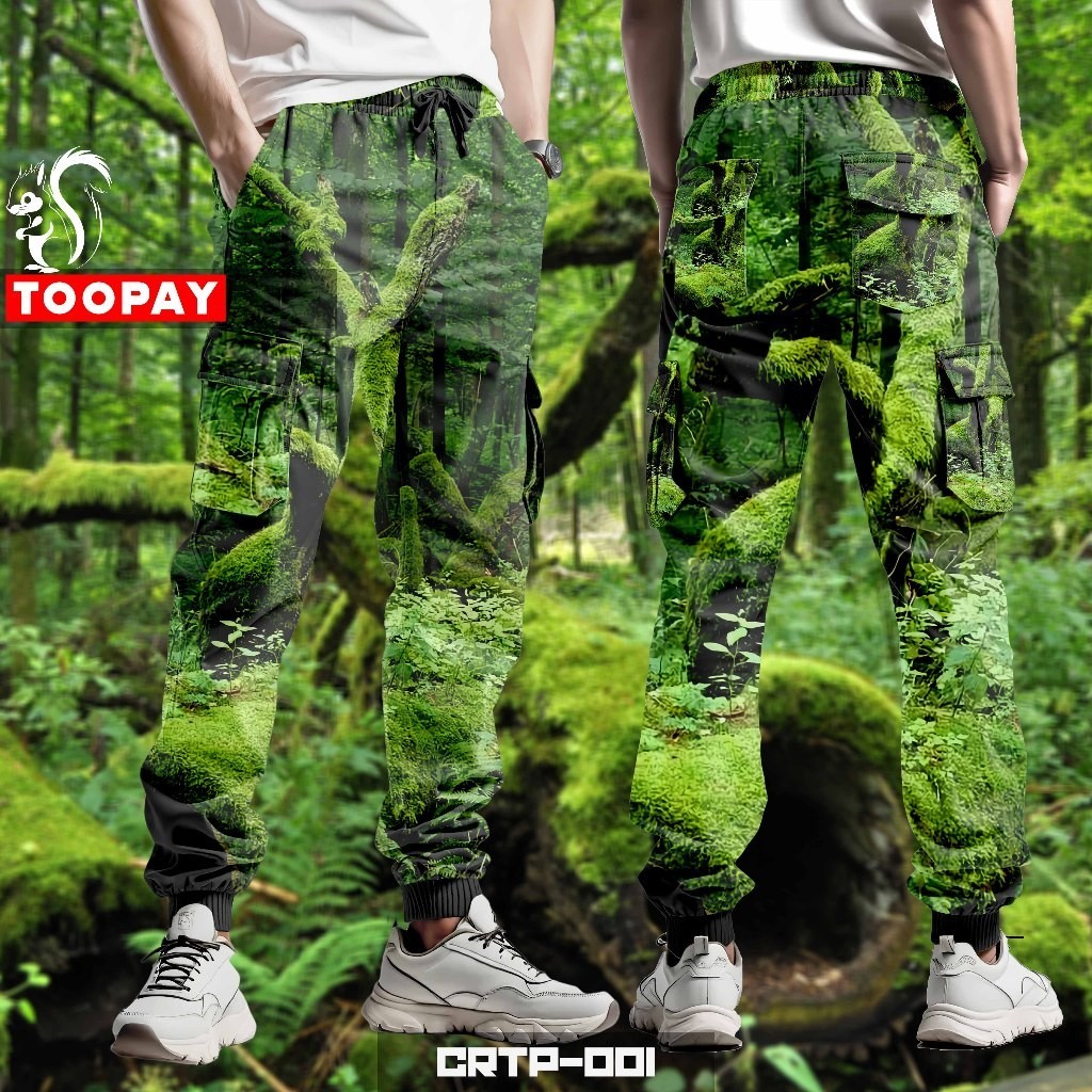 (COD) Celana Berburu Kamuflase Motif  Celana Pepohonan - Celana Berburu Cargo Jogger Camo