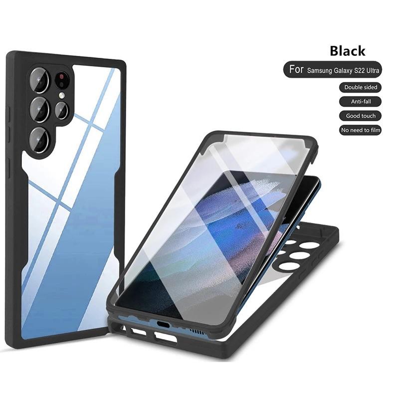 For Samsung Galaxy S22 Ultra S22 Plus S21 Ultra S21 FE S21 Case Smooth Protection Air Cushion Transp