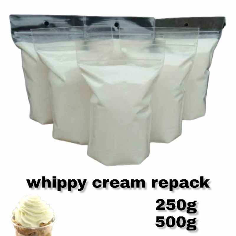 

Repack Whippy Cream 250g dan 500g