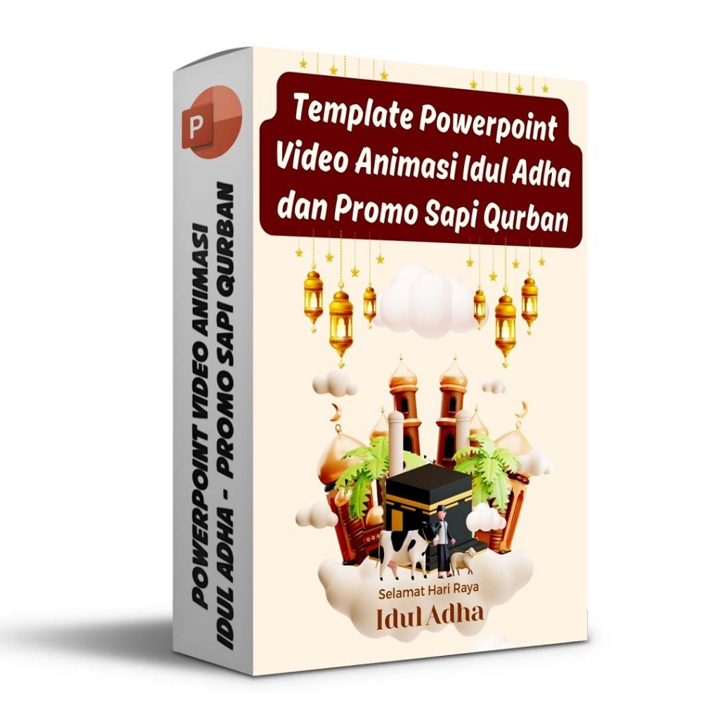 Template Powerpoint  Animasi Idul Adha dan Sapi Qurban