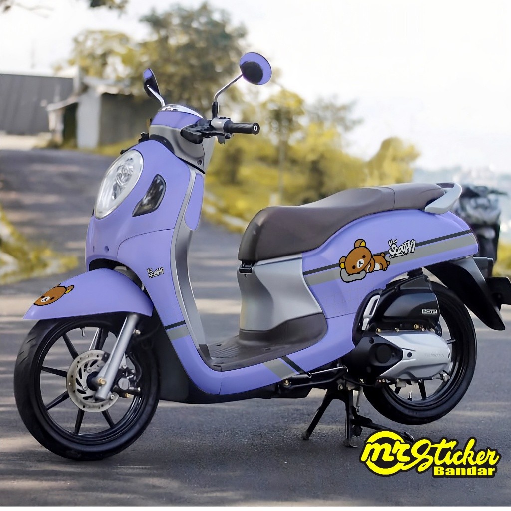 

Decal scoopy full body Full Blok All Type Scoopy Sticker Scopy Dekal Rilakumma Free Desain