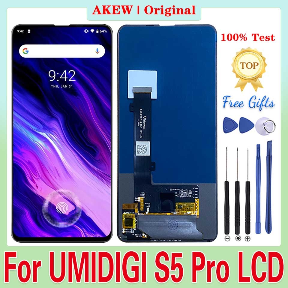 100% Original For UMIDIGI S5 Pro LCD Display New Umidigi S5 Pro Touch Screen Umi S5Pro Digitizer Ass