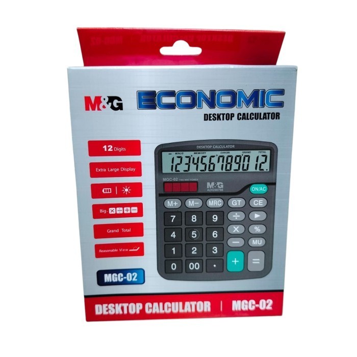 

M&G Kalkulator 12 digits / MGC-02 / economic Desktop Calculator