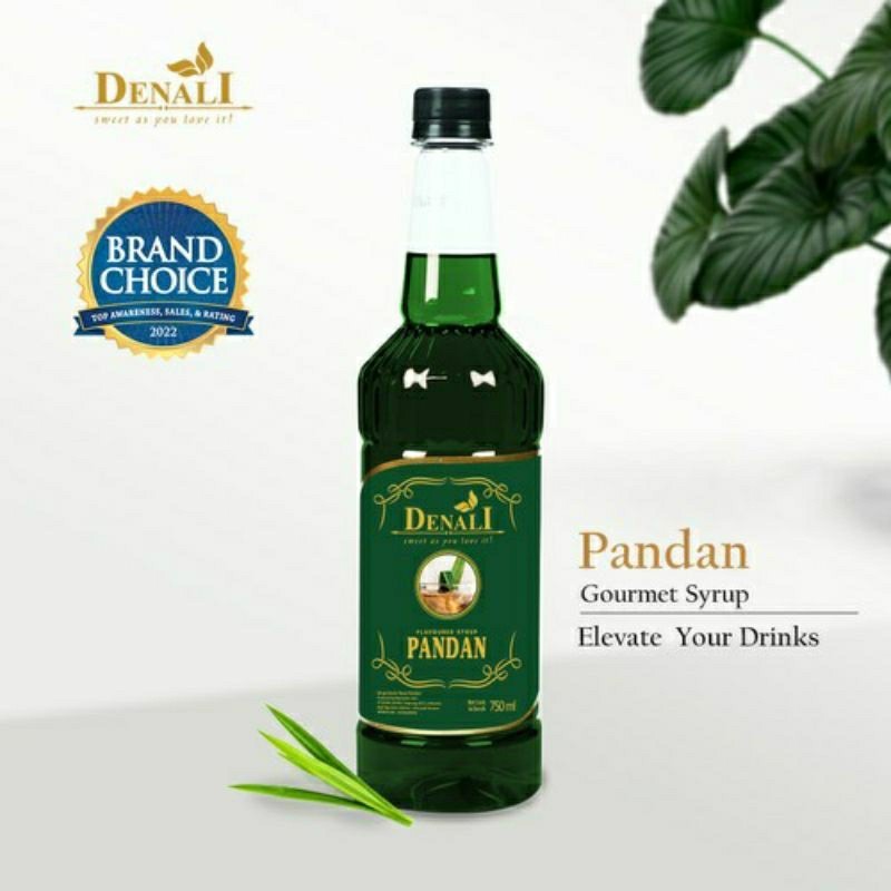 

DENALI SYRUP 750 ML PANDAN SIRUP DENALI RASA PANDAN