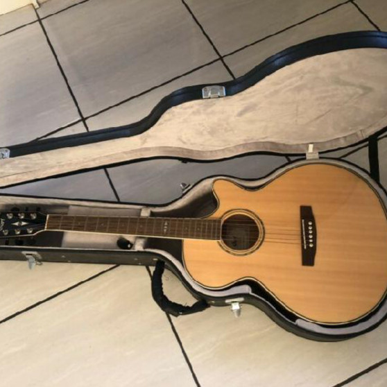 promo diskon 70% Cort AS M5 NAT Gitar Akustik Elektrik Premium Preloved with Hardcase
