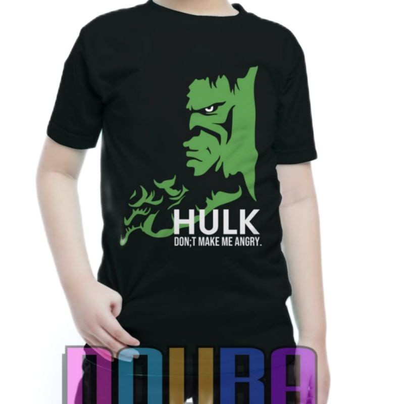 sbl kids Kaos Anak usia1-13 tahun Kaos Anak Hulk Dont   Hitam Kaos Distro Anak Grosir Baju Anak Dist