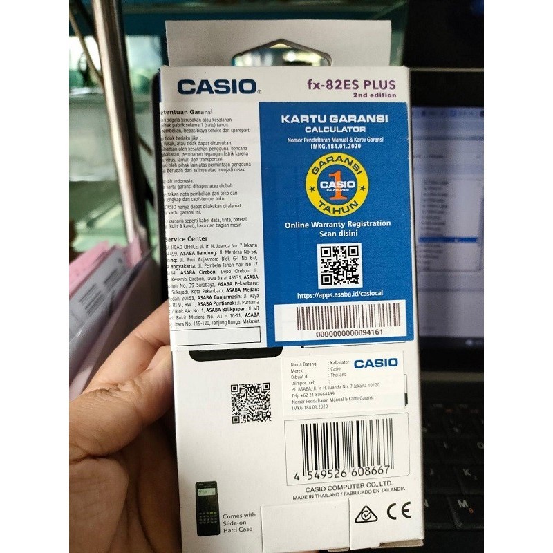 

kalkulator casio scientific fx-82es plus fx82es plus ori