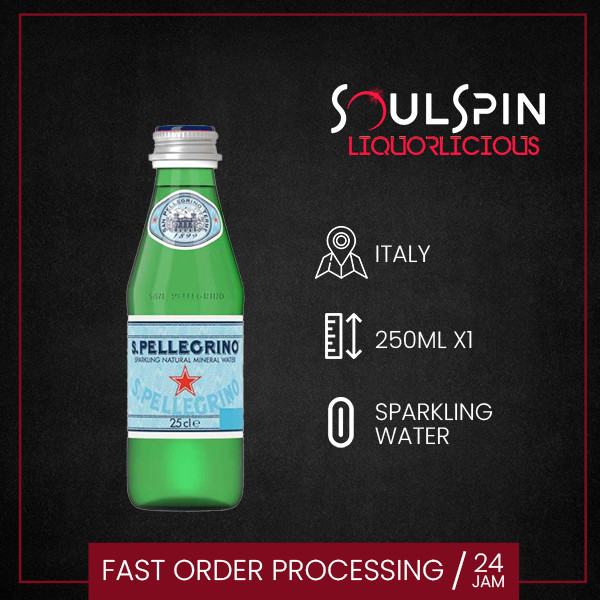 

San Pellegrino Sparkling Mineral Water 250ml ( Khusus Instan - Only Instant Delivery )