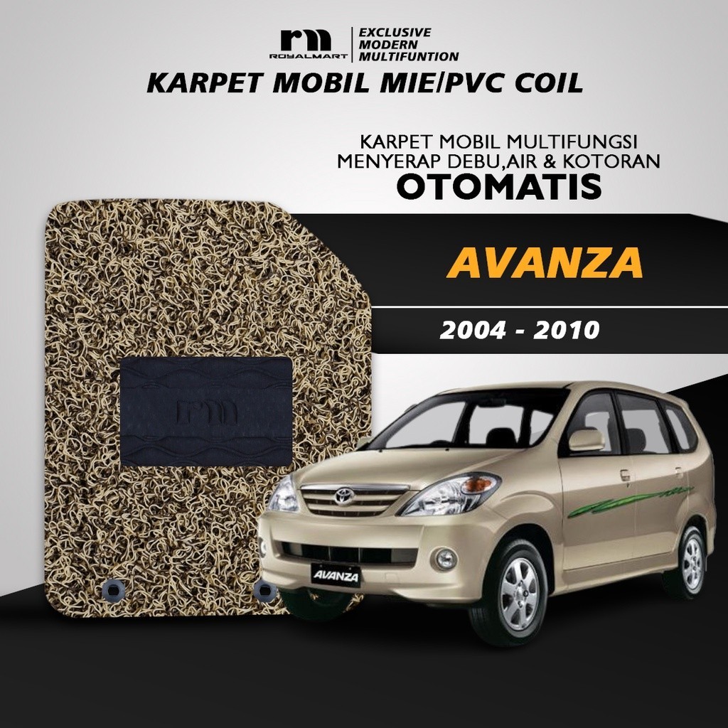 Royal Mart - Karpet Mobil Toyota Avanza 2004 - 2010 Full Bagasi 2 Warna / Carpet Mie Bihun Premium K