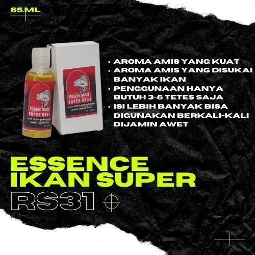 promosi toko essen ikan super rs31 segala jenis ikan 65 ml ORIGINAL GURIH AMIS - Putih