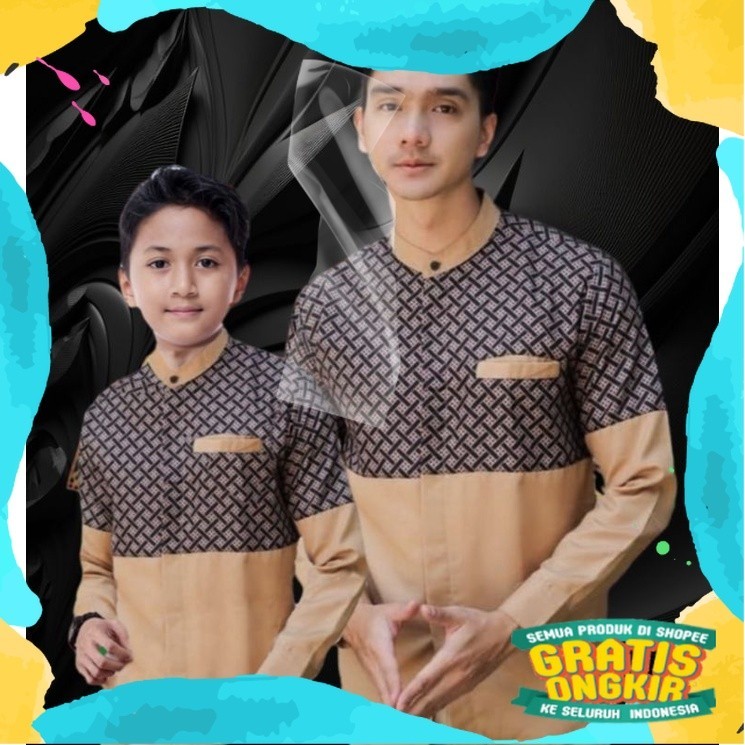 KEMKO TOYOBO / BAJU KOKO COUPLE AYAH ANAK KOMBI BATIK/ 2024