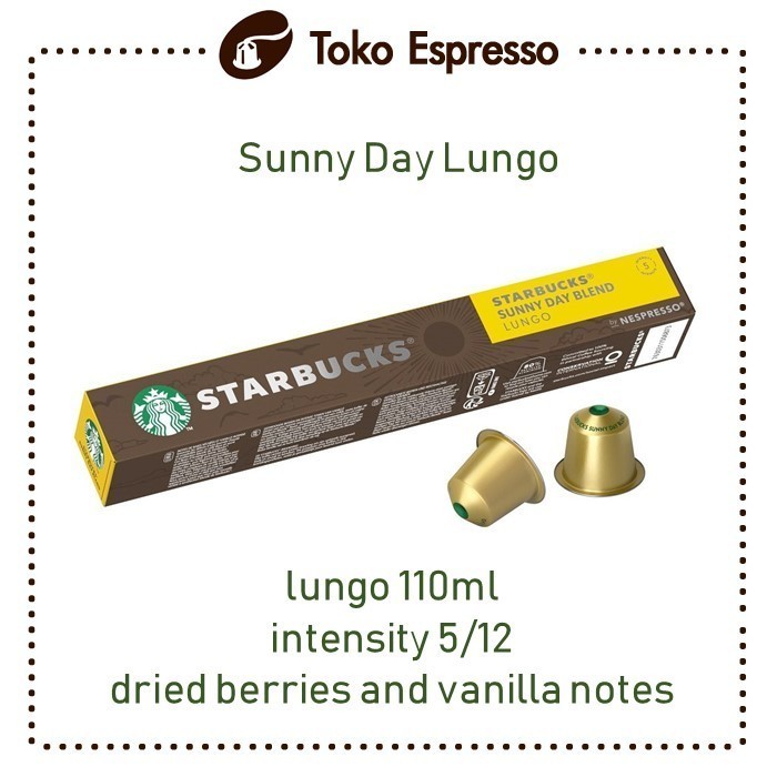 

Starbucks® Coffee Capsules Kompatibel untuk Nespresso® - SunnyDay