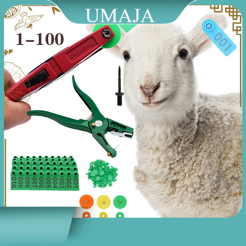 

Umaja Eartag Aplikator Set 100pcs Eartag Sapi Kambi