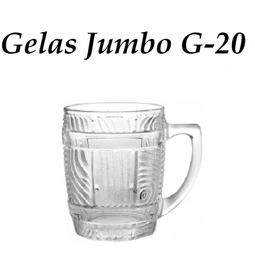 Kedaung Gelas Kaca Jumbo 800 ml G-20