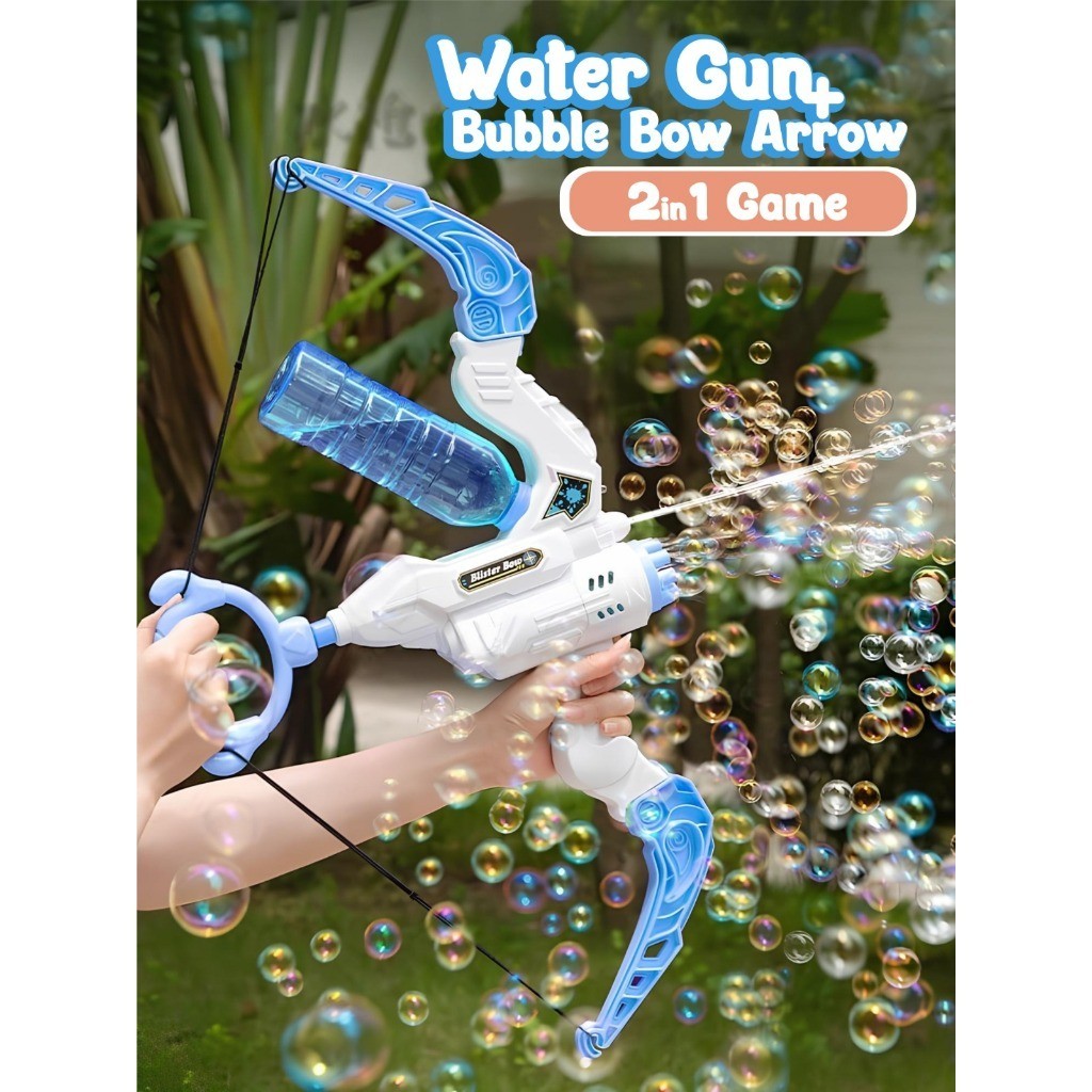 Mainan Anak Pistol Gelembung Pistol Air Bentuk Panah Bubble Water Gun Arrow