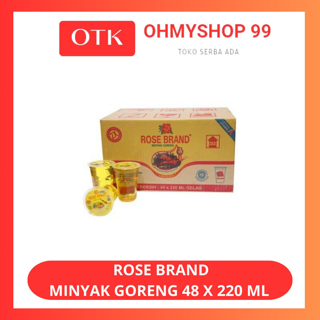 

Rose Brand Minyak Goreng 48 x 220ml Cup