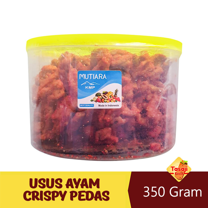 

Usus Ayam Crispy Pedas- Kemasan Toples 350gr