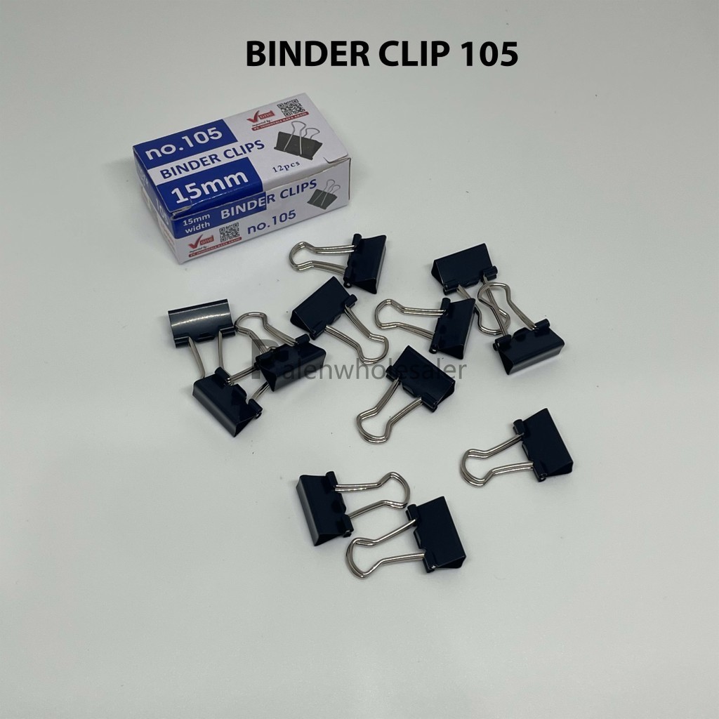 

[Palenwhlslr] Binder Clip Vone 105 (12pcs) / Penjepit Kertas