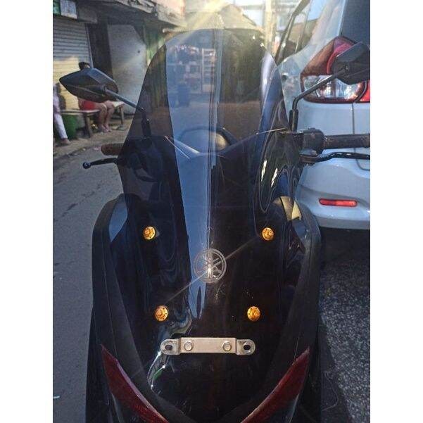 Visor Nmax Old 2015-2019 Tipe Panjang Bening dan Smoke - Windshield N-max Model Tinggi