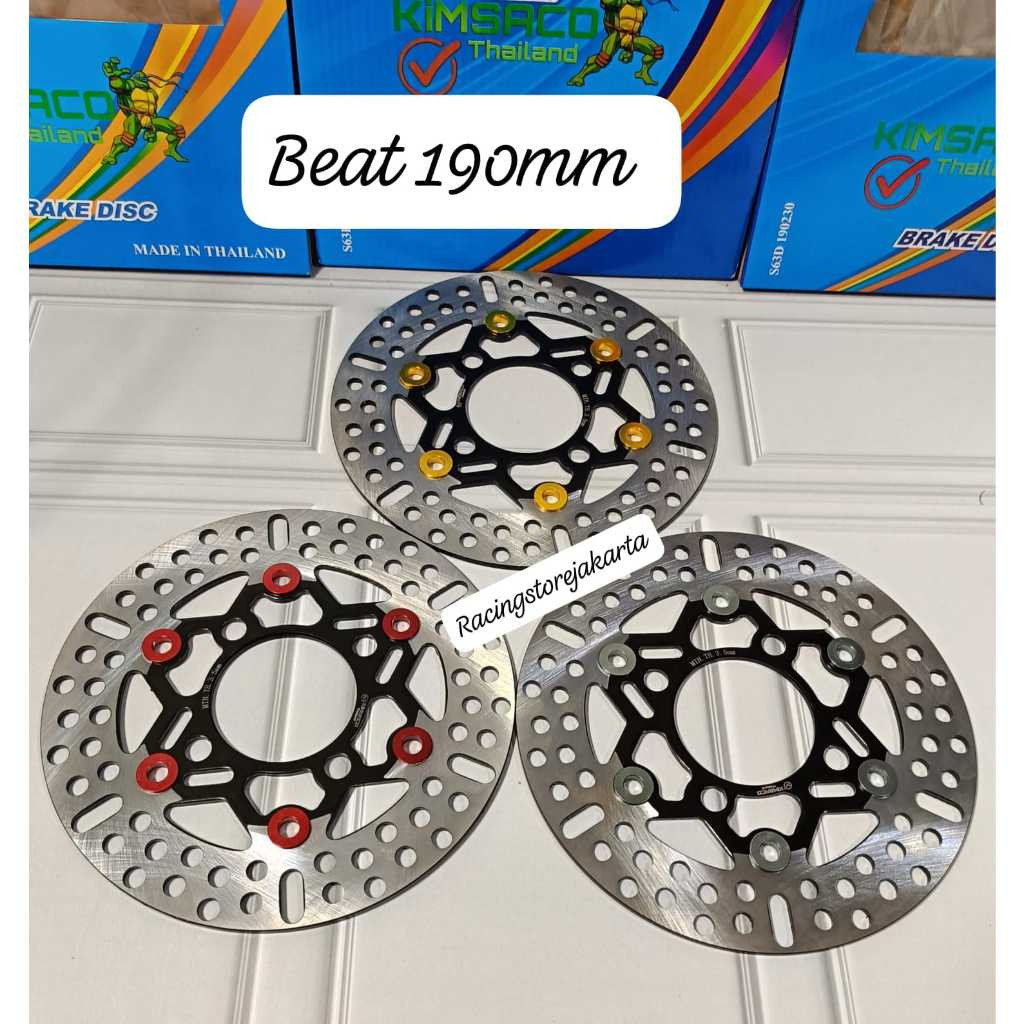 Disc Brake 190mm Copy Psm Ktc Floating Variasi Piringan Cakram Depan Honda Metic Vario Beat Scoopy G