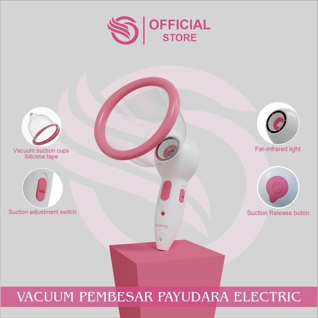 VAKUM PEMBESAR PAYUDARA ELEKTRIK PALING CEPAT DAN AMPUH PENGENCANG PAYUDARA ALAMI CEPAT PERMANEN VAC