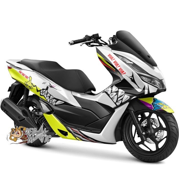 Stiker PCX Full Body - Decal Full Body Motor Honda PCX 150  PCX 160 PCX 2025 Hiu Shark 1