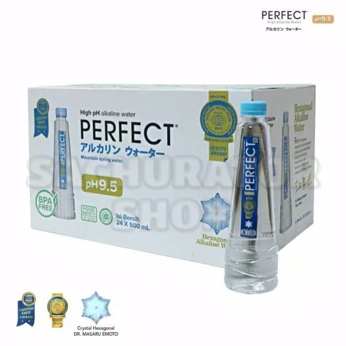 

1 Dus Karton Perfek Perfect Alkaline Mineral Water PH 9,5 24 x 500 ml