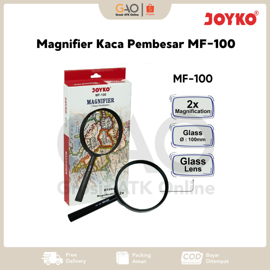 

Magnifier Kaca Pembesar Joyko MF-100