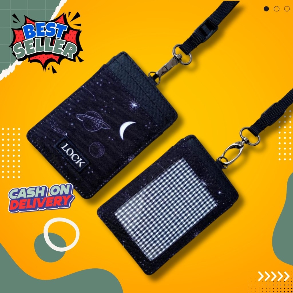 

Gantungan ID Card Kantor Kasual Kalung Name Tag Holder Lanyard Anti Air Pria Wanita 1TS24