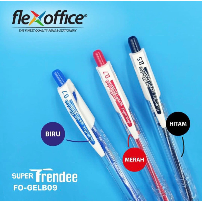 

(Box/Lsn) Pulpen / Bolpen Trendee Flexoffice 0.6 mm