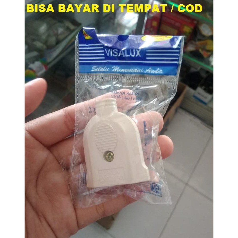 STIKER JEK MEREK  VISALUX / STIKER JEK WARNA CREAM