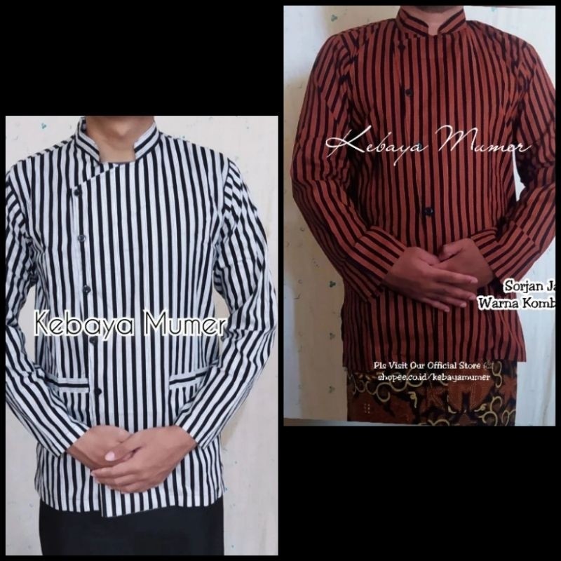 LURIK JAWA Sorjan Motif Lurik | Sorjan Laki-laki | Lurik Laki-laki. Basofi Lurik