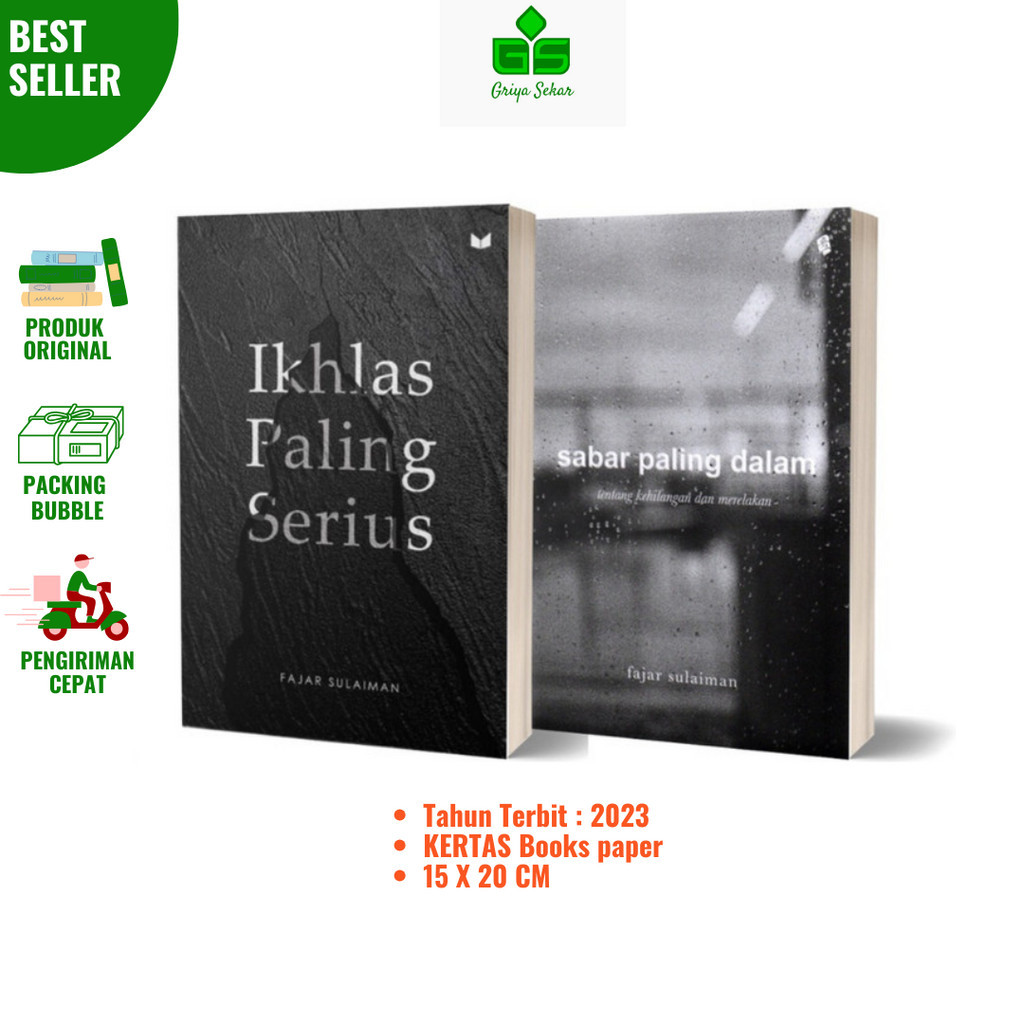 Sabar Paling Dalam & Ikhlas Paling Serius - Fajar Sulaiman 100% Original