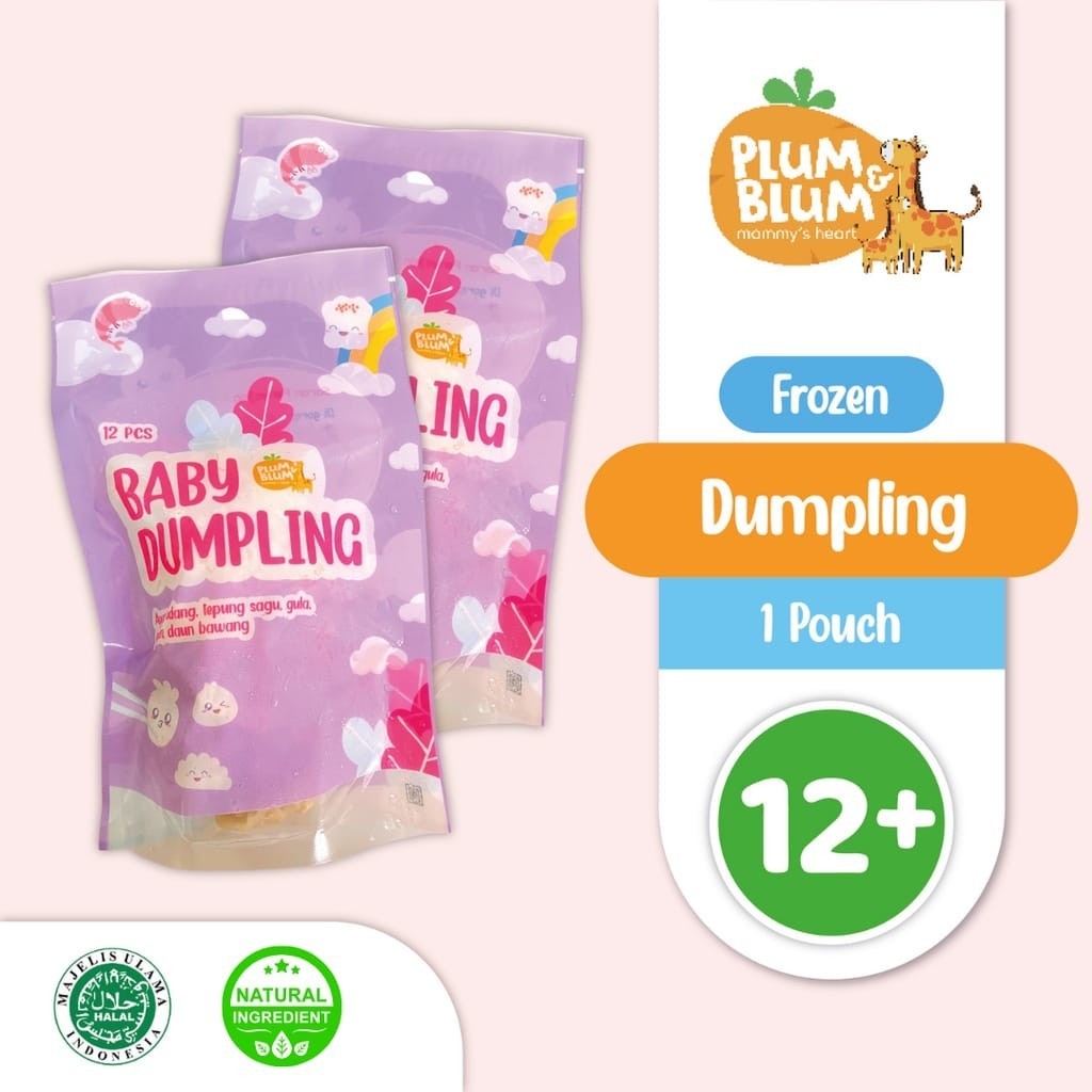

Plum & Blum Baby Dumpling Pangsit Kuah Pangsit Goreng Ayam Udang No MSG