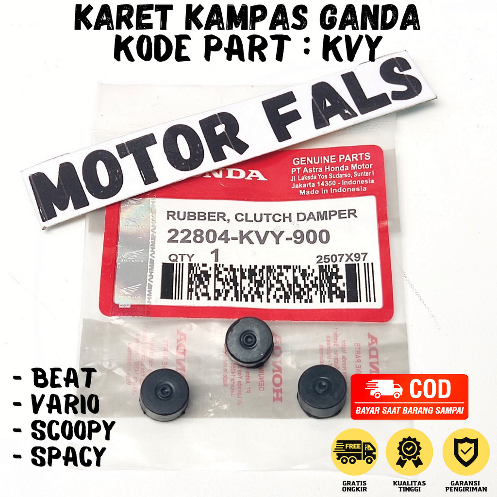 Karet Kampas Ganda Beat - Vario - Scoopy - Spacy Kode KVY / Karet Kampas Ganda Beat Kualitas Super