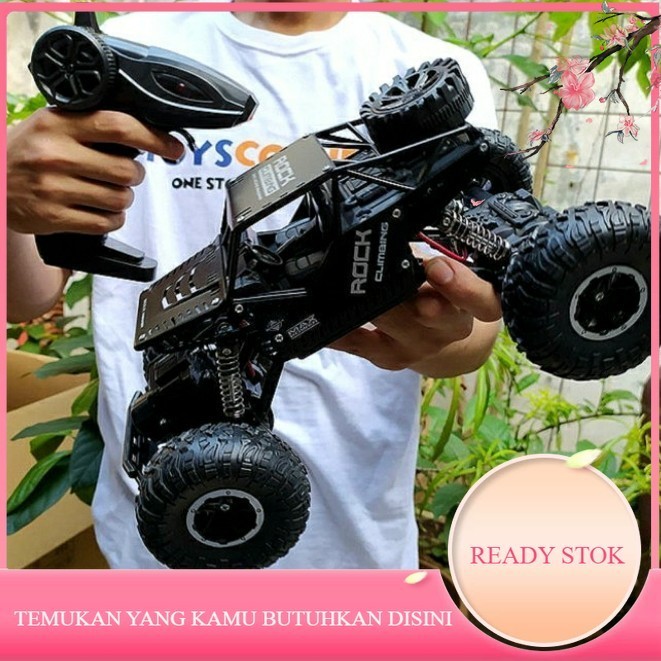 Mobil Remote Control Rc Jeep Off Road Speed Climbing Remot Kontrol - Hitam