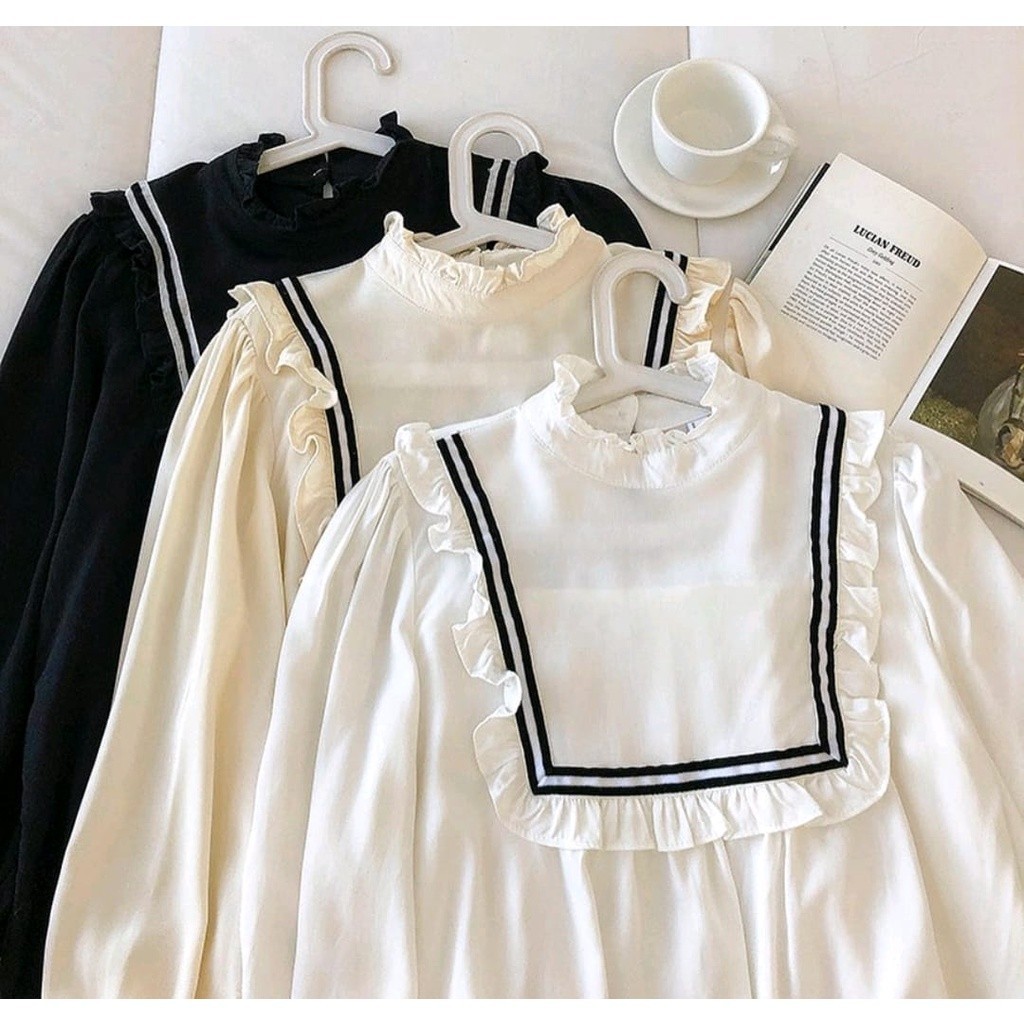 Boni Top Katun Twistcone / Blouse Wanita / Atasan