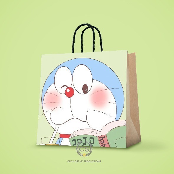 

Andriant Paperbag doraemon Goodie bag Tas kado Hampers ultah Bungkus kado - 1, M