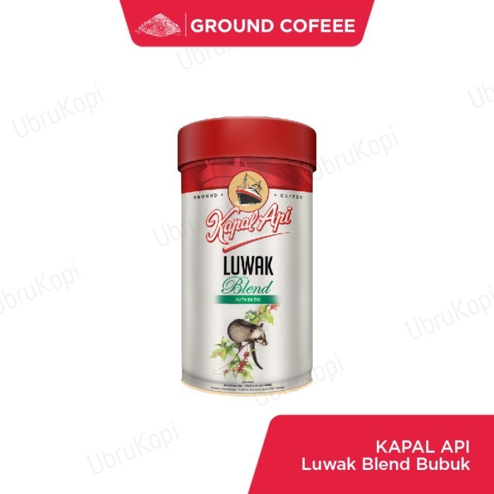 

[Coffee New] Kapal Api Kopi Bubuk Luwak Blend Tin 200g