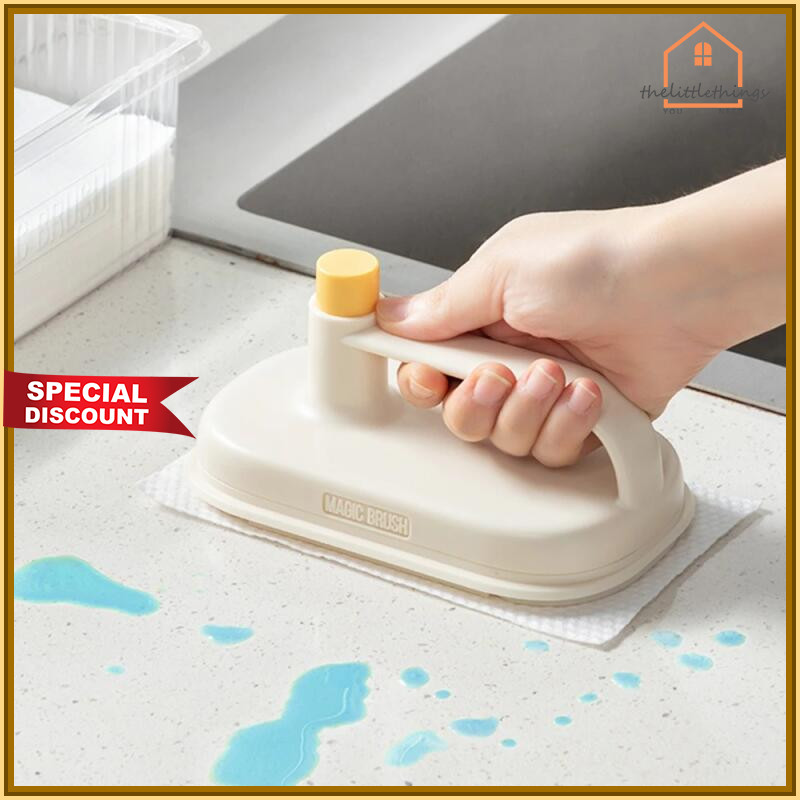 LITTLETHING COD Kitchen Cleaning Brush Thickened Hundred Cleaning Cloth Sponge Block Bathtub Sink Cl