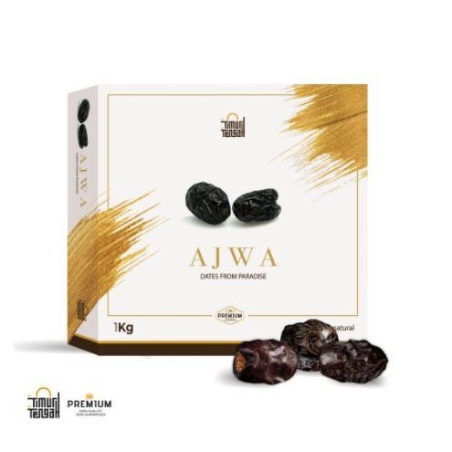 

Kurma Ajwa Timur Tengah 1 Kg Premium High Quality Dates