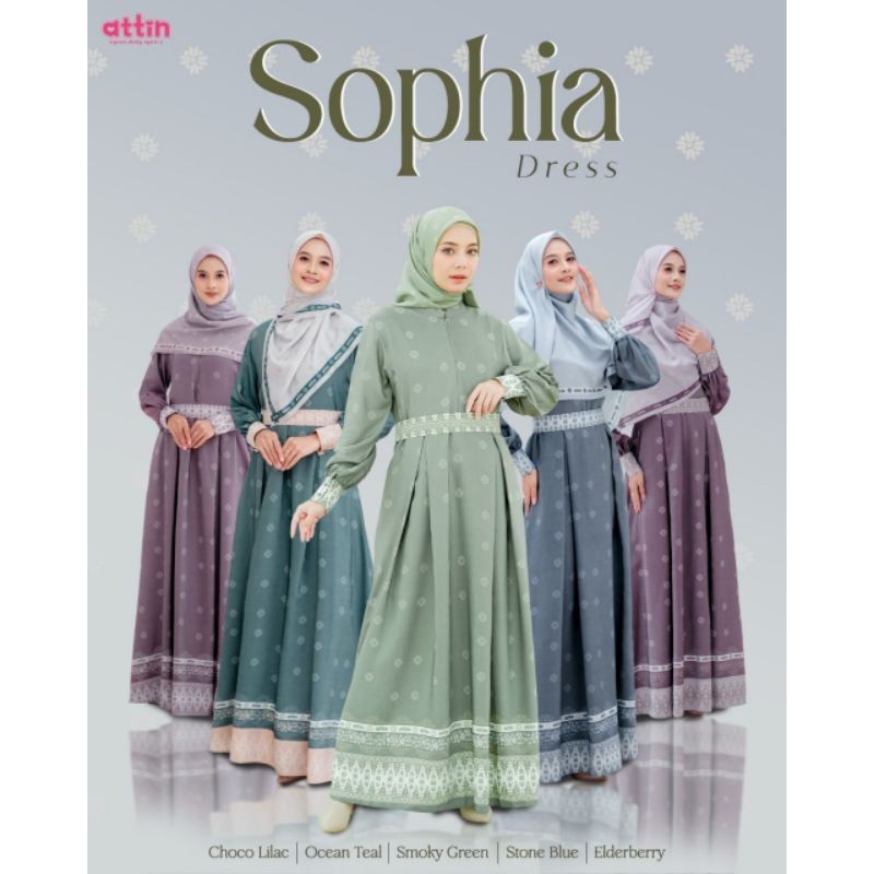 Gamis Sophia Dress By Attin ( Gamis Saja)